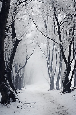 JPG 나무 편집이미지 길 겨울 풍경 사람없음 설원 눈 겨울풍경 편집실사 AI포토 AI콘텐츠 자연요소 식물 계절 날씨 눈_날씨 CG 파일형식