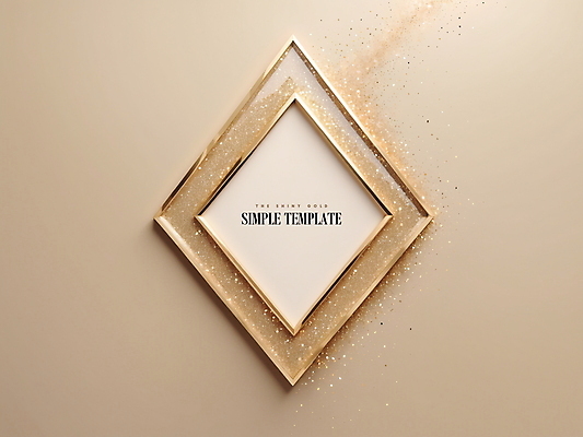 PSD 편집이미지 프레임 사람없음 반짝임 갈색 금속 금색 디지털합성 심플 광택 마름모 편집소스 이미지편집 도형 컬러 모션 재질 파일형식
