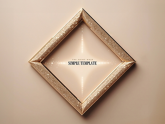PSD 편집이미지 프레임 사람없음 반짝임 갈색 금속 금색 디지털합성 심플 광택 마름모 편집소스 2025년 트렌드컬러 이미지편집 모카무스 도형 컬러 모션 재질 연도 파일형식