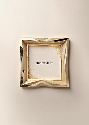 PSD 편집이미지 프레임 사람없음 반짝임 갈색 금속 사각형 금색 디지털합성 심플 광택 편집소스 이미지편집 도형 컬러 모션 재질 파일형식