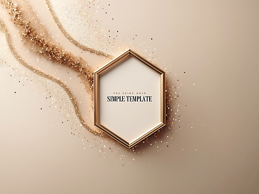 PSD 편집이미지 프레임 사람없음 반짝임 갈색 금속 금색 디지털합성 심플 광택 육각형 편집소스 이미지편집 도형 컬러 모션 재질 파일형식