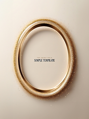 PSD 편집이미지 프레임 사람없음 반짝임 갈색 금속 금색 디지털합성 심플 광택 타원형 편집소스 이미지편집 컬러 모션 재질 원형 파일형식