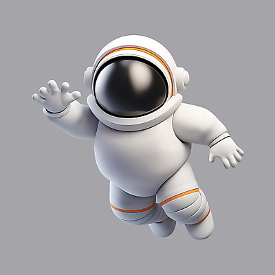 전신 PSD 편집이미지 캐릭터 팔벌리기 한명 사람 성인 3D 우주비행사 우주복 성인한명만 편집3D 1 옷 모션 우주 디지털합성 성인만 파일형식