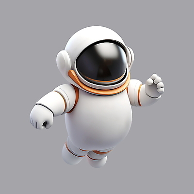 전신 PSD 편집이미지 캐릭터 팔벌리기 한명 사람 성인 3D 우주비행사 우주복 성인한명만 편집3D 1 옷 모션 우주 디지털합성 성인만 파일형식