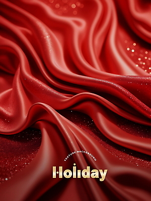 PSD 편집이미지 백그라운드 크리스마스 사람없음 빨간색 주름 실크 천 디지털합성 질감 홀리데이 편집소스 이미지편집 기념일 컬러 휴가 직물 파일형식