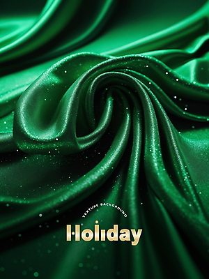 PSD 편집이미지 백그라운드 크리스마스 사람없음 초록색 주름 실크 천 디지털합성 질감 홀리데이 편집소스 이미지편집 기념일 컬러 휴가 직물 파일형식