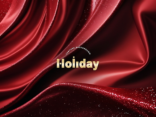 PSD 편집이미지 백그라운드 크리스마스 사람없음 빨간색 주름 실크 천 디지털합성 질감 홀리데이 편집소스 이미지편집 기념일 컬러 휴가 직물 파일형식