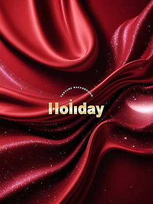 PSD 편집이미지 백그라운드 크리스마스 사람없음 빨간색 주름 실크 천 디지털합성 질감 홀리데이 편집소스 이미지편집 기념일 컬러 휴가 직물 파일형식