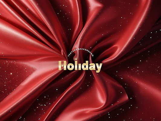 PSD 편집이미지 백그라운드 크리스마스 사람없음 빨간색 주름 실크 천 디지털합성 질감 홀리데이 편집소스 이미지편집 기념일 컬러 휴가 직물 파일형식