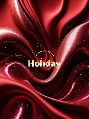 PSD 편집이미지 백그라운드 크리스마스 사람없음 빨간색 주름 실크 천 디지털합성 질감 홀리데이 편집소스 이미지편집 기념일 컬러 휴가 직물 파일형식