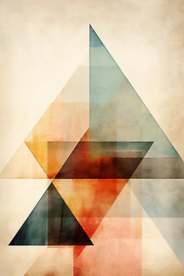 JPG 백그라운드 일러스트 추상 사람없음 빈티지 삼각형 겹침 국내일러스트 AI일러스트 AI콘텐츠 도형 컨셉 무늬 파일형식