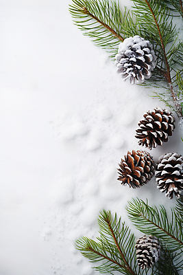 JPG 편집이미지 백그라운드 겨울 사람없음 눈 소나무 풀잎 디지털합성 솔방울 솔잎 편집실사 AI포토 AI콘텐츠 자연요소 나무 계절 잎 날씨 풀_식물 CG 파일형식