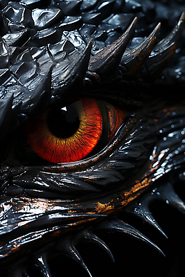 JPG 편집이미지 파충류 사람없음 유행 용 눈동자 비늘 드래곤 안구 2024년 이미지편집 편집실사 AI포토 AI콘텐츠 동물 신체부위 눈_신체부위 연도 CG 파일형식