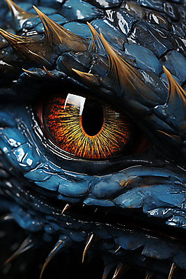 JPG 편집이미지 파충류 사람없음 파란색 유행 눈동자 비늘 드래곤 청룡 안구 2024년 이미지편집 편집실사 AI포토 AI콘텐츠 동물 컬러 신체부위 용 눈_신체부위 연도 CG 파일형식 사방신