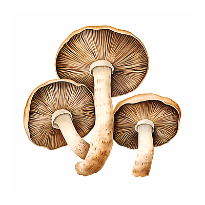 JPG 일러스트 자연 수채화 사람없음 버섯 손그림 국내일러스트 AI일러스트 AI콘텐츠 생태계 파일형식