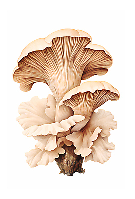 JPG 일러스트 자연 수채화 사람없음 버섯 손그림 국내일러스트 AI일러스트 AI콘텐츠 생태계 파일형식