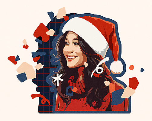 PSD 여자 스티커 크리스마스 일러스트 산타모자 산타옷 한명 미소 상반신 성인 빨간색 산타클로스 빈티지 성인여자한명만 키치 국내일러스트 모자_잡화 1 옷 기념일 컬러 컨셉 표정 사람 여자한명만 성인여자만 파일형식