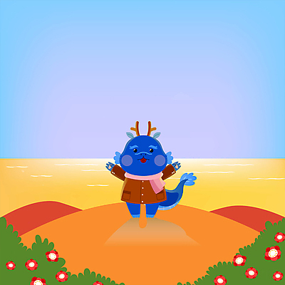 구름 꽃 바다 겨울 하늘 새해 사람없음 반짝임 태양 일출 만세 용띠 십이지신 용 용캐릭터 동백 청룡 2024년 모션그래픽 MP4 MOV 갑진년 청룡캐릭터 자연요소 식물 캐릭터 계절 모션 노을 연도 동영상 파일형식 사방신