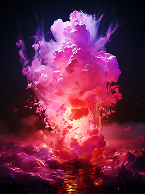 JPG 편집이미지 포스터 추상 잉크 사람없음 액체 디지털합성 번짐 부드러움 편집소스 편집실사 AI컴퓨터그래픽 AI콘텐츠 무늬 감각 CG 파일형식 효과