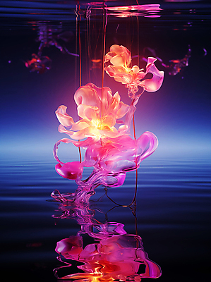 JPG 편집이미지 포스터 물결 추상 잉크 사람없음 반사 액체 디지털합성 번짐 부드러움 편집소스 편집실사 AI컴퓨터그래픽 AI콘텐츠 무늬 감각 CG 파일형식 효과