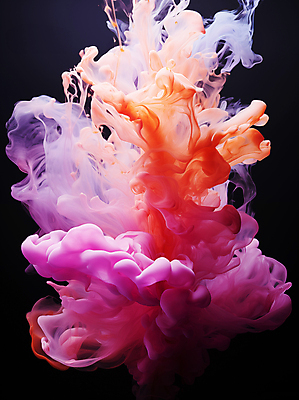 JPG 편집이미지 포스터 추상 잉크 사람없음 액체 디지털합성 번짐 부드러움 편집소스 편집실사 AI컴퓨터그래픽 AI콘텐츠 무늬 감각 CG 파일형식 효과