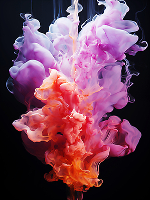 JPG 편집이미지 포스터 추상 잉크 사람없음 액체 디지털합성 번짐 부드러움 편집소스 편집실사 AI컴퓨터그래픽 AI콘텐츠 무늬 감각 CG 파일형식 효과