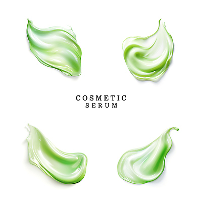 JPG 편집이미지 사람없음 초록색 화장 뷰티 화장품 크림 질감 세럼 편집실사 AI포토 AI콘텐츠 컬러 CG 파일형식