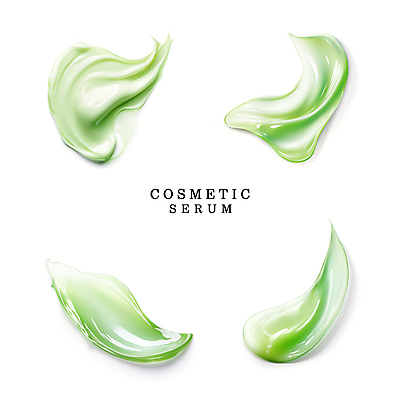 JPG 편집이미지 사람없음 초록색 뷰티 화장품 크림 질감 세럼 편집실사 AI포토 AI콘텐츠 컬러 CG 파일형식