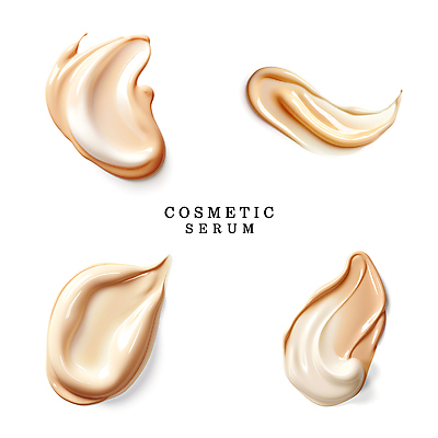 JPG 편집이미지 사람없음 뷰티 화장품 크림 질감 베이지색 세럼 편집실사 AI포토 AI콘텐츠 컬러 CG 파일형식