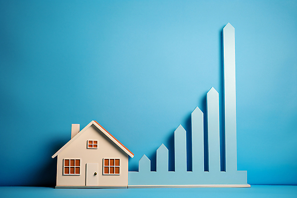 JPG 편집이미지 하늘색 부동산 그래프 주택 사람없음 경제 사회이슈 디지털합성 상승 건축모형 집값 불황 경제불황 집값상승 집값인상 지표 이미지편집 편집실사 AI포토 AI콘텐츠 컨셉 건물 파란색 모형 재산 CG 파일형식