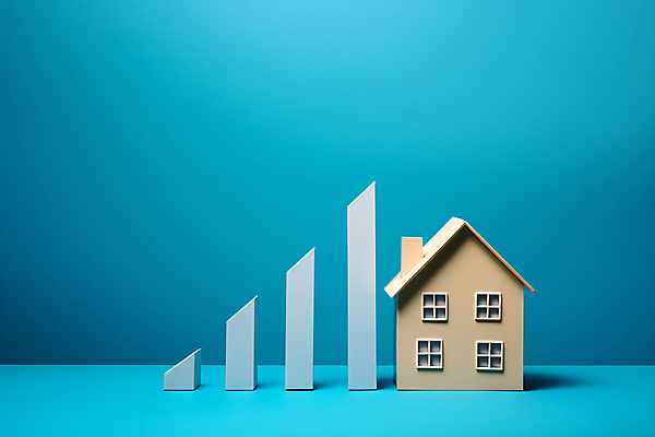 JPG 편집이미지 하늘색 부동산 그래프 주택 사람없음 경제 사회이슈 디지털합성 상승 건축모형 집값 불황 경제불황 집값상승 집값인상 지표 이미지편집 편집실사 AI포토 AI콘텐츠 컨셉 건물 파란색 모형 재산 CG 파일형식