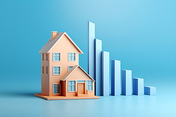 JPG 편집이미지 하늘색 부동산 그래프 주택 사람없음 경제 사회이슈 디지털합성 상승 건축모형 집값 불황 경제불황 집값상승 집값인상 지표 이미지편집 편집실사 AI포토 AI콘텐츠 컨셉 건물 파란색 모형 재산 CG 파일형식