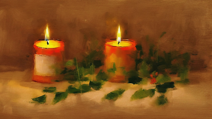 JPG 식물 꽃 백그라운드 잎 일러스트 초 촛불 사람없음 빛 갈색 분위기 오브젝트 그림 감성 향초 유화 2025년 트렌드컬러 국내일러스트 모카무스 AI일러스트 AI콘텐츠 컬러 컨셉 미술 연도 파일형식