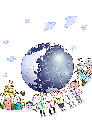 전신 PSD 구름 여자 남자 지구 일러스트 회사 비즈니스 협력 함께함 여러명 성인 건물 글로벌 새싹 평화 깃발 도움 비즈니스맨 비즈니스우먼 퍼즐조각 화합 다인종 경제활동 성인만 들어올리기 국내일러스트 자연요소 식물 건축물 조각 다수 컨셉 모션 사람 인종 경제 직장인 퍼즐 파일형식