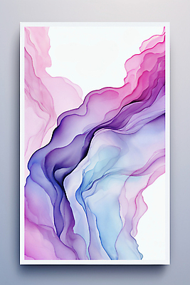 JPG 일러스트 붓터치 수채화 사람없음 보라색 흐름 모던 전단 번짐 미니멀 국내일러스트 AI일러스트 AI콘텐츠 컬러 컨셉 홍보물 파일형식 효과