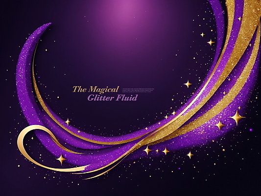 PSD 편집이미지 백그라운드 곡선 프레임 사람없음 반짝임 보라색 흐름 금색 디지털합성 웨이브 부드러움 편집소스 이미지편집 선 컬러 컨셉 모션 감각 파일형식