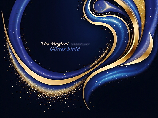 PSD 편집이미지 백그라운드 곡선 프레임 사람없음 반짝임 흐름 금색 남색 디지털합성 웨이브 부드러움 편집소스 이미지편집 선 컬러 컨셉 모션 감각 파일형식