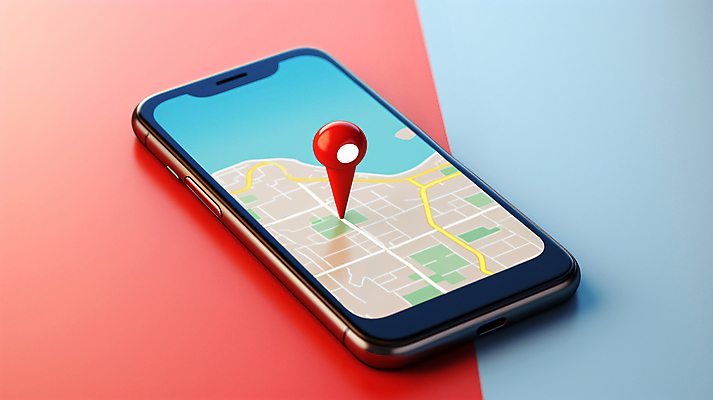 JPG 편집이미지 지도 표시 사람없음 스마트폰 디지털합성 위치 길안내 약도 네비게이션 이미지편집 편집실사 AI포토 AI콘텐츠 안내 핸드폰 스마트기기 CG 파일형식