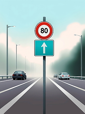 PSD 구름 편집이미지 화살표 교통 가로등 자동차 하늘 사람없음 차도 표지판 방향 디지털합성 도로표지판 속도제한 직진 편집소스 이미지편집 자연요소 공공시설 도로 육상교통 알림판 금지 파일형식