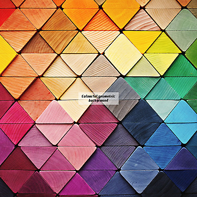 PSD 편집이미지 백그라운드 사람없음 목재 컬러풀 삼각형 질감 기하학 지오메트릭 이미지편집 편집실사 도형 나무 컬러 무늬 재료 CG 파일형식