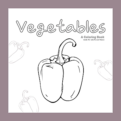 채소 일러스트 파프리카 사람없음 스케치 라인아트 드로잉 젠탱글 국내일러스트 AI파일 선 미술 파일형식 벡터