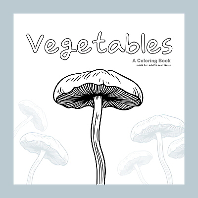 채소 일러스트 사람없음 버섯 스케치 라인아트 드로잉 젠탱글 국내일러스트 AI파일 선 미술 파일형식 벡터