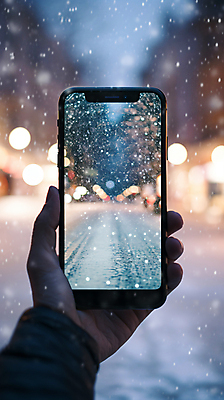 JPG 편집이미지 손 크리스마스 겨울 거리 들기 풍경 신체부위 스마트폰 사진촬영 눈 디지털합성 보케 편집실사 AI인물포토 AI콘텐츠 자연요소 계절 기념일 모션 날씨 사람 핸드폰 스마트기기 촬영 CG 파일형식 AI포토