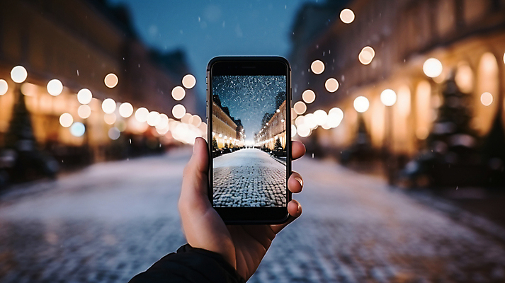 JPG 편집이미지 손 겨울 거리 들기 풍경 신체부위 스마트폰 사진촬영 눈 디지털합성 보케 편집실사 AI인물포토 AI콘텐츠 자연요소 계절 모션 날씨 사람 핸드폰 스마트기기 촬영 CG 파일형식 AI포토