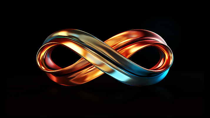 JPG 도형 편집이미지 기호 사람없음 그래픽 심볼 입체 광택 무한 반복 이미지편집 편집실사 AI컴퓨터그래픽 AI콘텐츠 문자 CG 파일형식