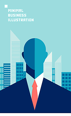 디자인 남자 일러스트 비즈니스 한명 빌딩 상반신 성인 건물 금융 파란색 도시 비즈니스맨 심플 얼굴없음 성인남자한명만 미니멀 국내일러스트 AI파일 1 건축물 컬러 사람 경제 직장인 남자한명만 성인남자만 파일형식 벡터
