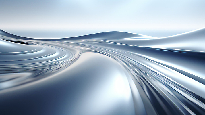 JPG 편집이미지 물결 백그라운드 곡선 미래 사람없음 은색 웨이브 광택 이미지편집 편집실사 AI컴퓨터그래픽 AI콘텐츠 선 컬러 컨셉 CG 파일형식