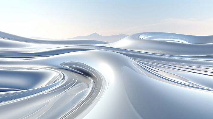 JPG 편집이미지 물결 백그라운드 곡선 미래 사람없음 은색 웨이브 광택 이미지편집 편집실사 AI컴퓨터그래픽 AI콘텐츠 선 컬러 컨셉 CG 파일형식