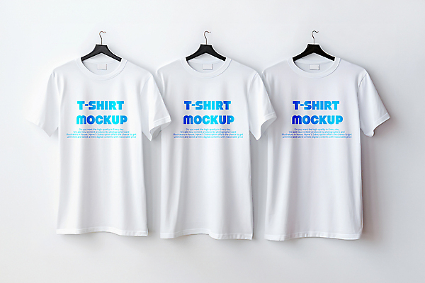 PSD 편집 편집이미지 티셔츠 타이포그라피 사람없음 반팔티셔츠 옷걸이 목업 편집소스 이미지편집 문자 셔츠 파일형식