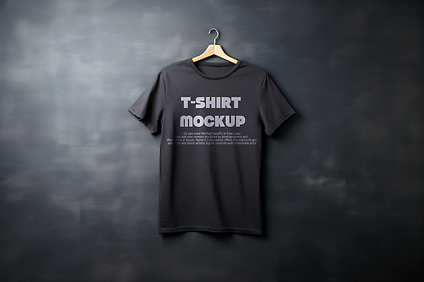 PSD 편집 편집이미지 티셔츠 타이포그라피 사람없음 반팔티셔츠 옷걸이 목업 편집소스 이미지편집 문자 셔츠 파일형식